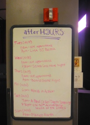 Their calendar shows that afterHOURS plays host to events of all kinds.